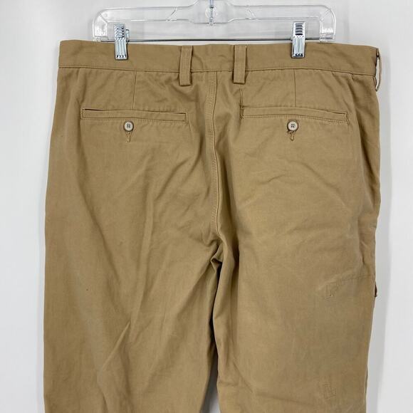 Duluth Trading Co. Pants Men's Size 38 Tan Cotton Reinforced Gusseted - Picture 8 of 12